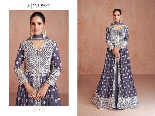 Aashirwad Gulkand Orchid Designer Salwar Suit Collection